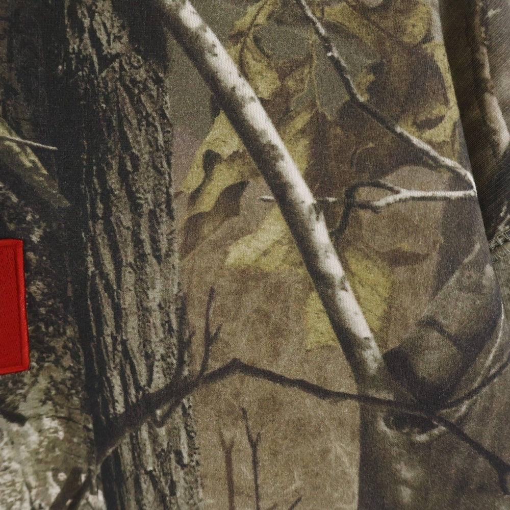 SUPREME(シュプリーム) 25AW Box Logo Hooded Sweatshirt Realtree カモ柄 ボックスロゴ プルオーバースウェットパーカー フーディー カーキ