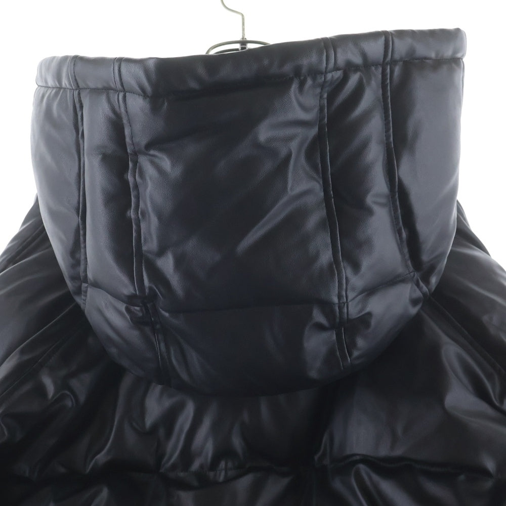 DIESEL(ディーゼル) W-MYLEY フェイクレザー パファージャケット ブラック A20928