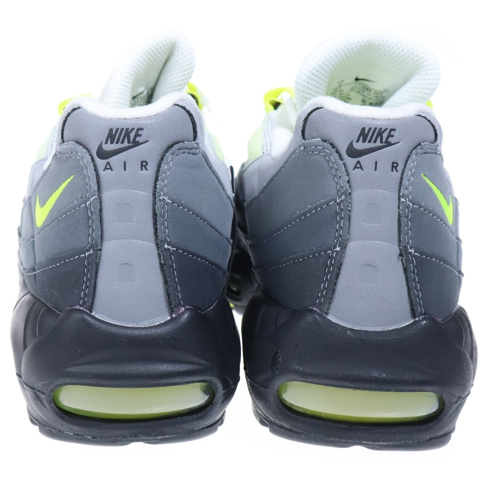 NIKE(ナイキ) AIR MAX 95 OG エアマックス イエローグラデ ローカットスニーカー グレー/イエロー US8/26cm CT1689-001 レディース