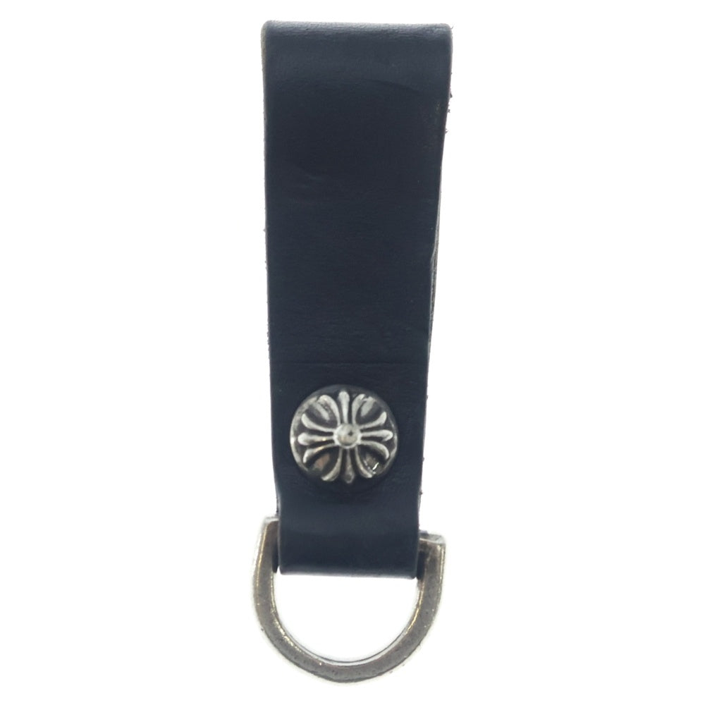 CHROME HEARTS クロムハーツ BELT LOOP D RING Dリング クロスボールベルトループ ブラック/シルバー BCA415 CHROME HEARTS(クロムハーツ) BELT LOOP D RING Dリング クロスボール
