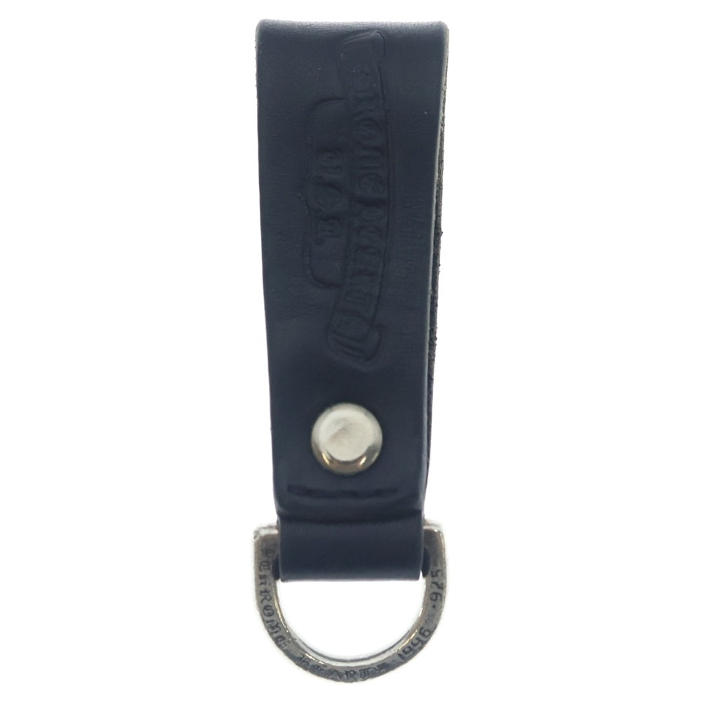 CHROME HEARTS(クロムハーツ) BELT LOOP D RING Dリング クロスボールベルトループ ブラック/シルバー BCA415