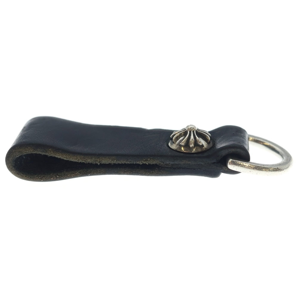 CHROME HEARTS(クロムハーツ) BELT LOOP D RING Dリング クロスボールベルトループ ブラック/シルバー BCA415