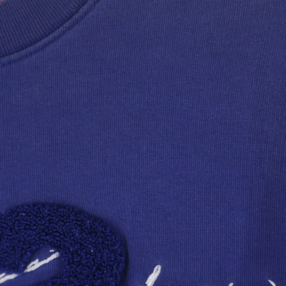 032c(ゼロスリーツーシー ) Believer Sweatshirt 10 BMC ロゴ刺繍 クルーネック スウェットトレーナー ネイビー