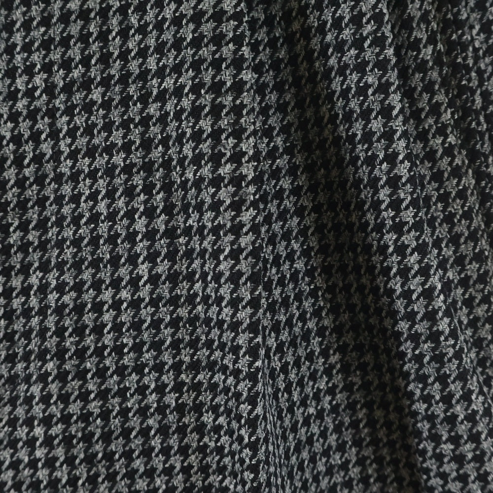 Needles(ニードルス) TUCKED S/T TROUSER POLY HOUNDSTOOTH 千鳥柄 タック トラウザーズ ハウンドトゥース パンツ グレー NS145