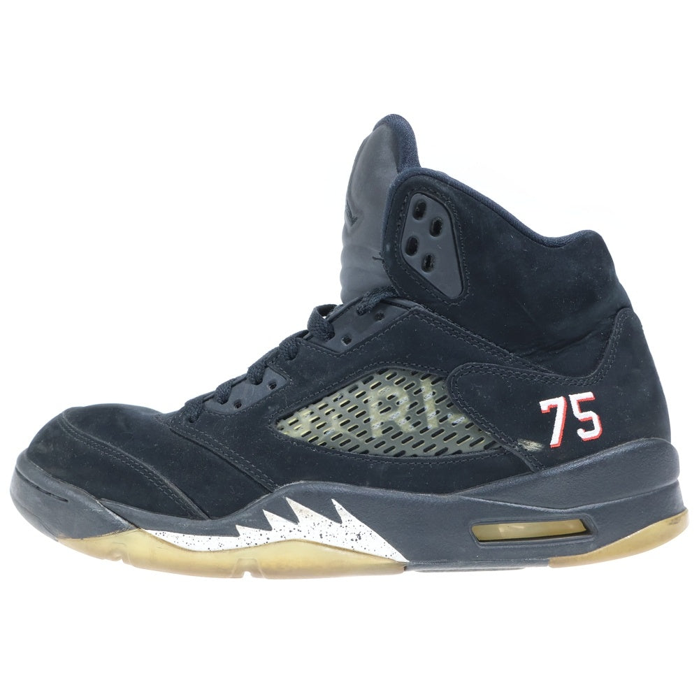 NIKE(ナイキ) PARIS SAINT GERMAIN AIR JORDAN 5 RETRO BCFC パリ サンジェルマン エアー ジョーダン 5 レトロ ハイカットスニーカー ブラック US10/28cm AV9175-001