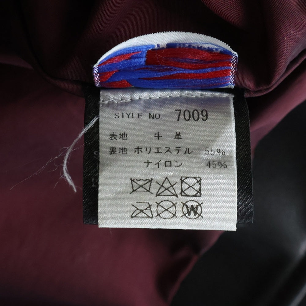 SCHOTT(ショット) 641XX Cow Leather Single Riders Jacket 牛革 シングルライダースジャケット ブラック 7009