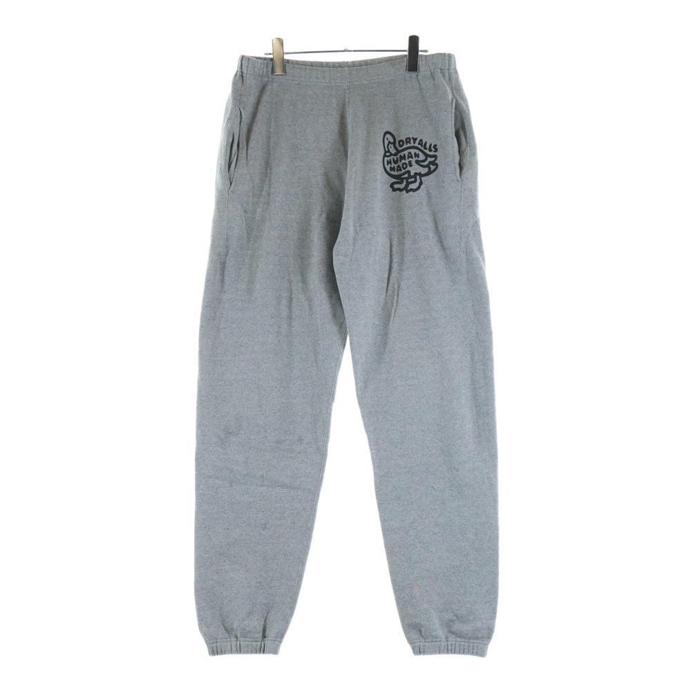 HUMAN MADE(ヒューマンメイド) SWEAT PANTS DRY ALLS ダックプリント スウェットパンツ グレー