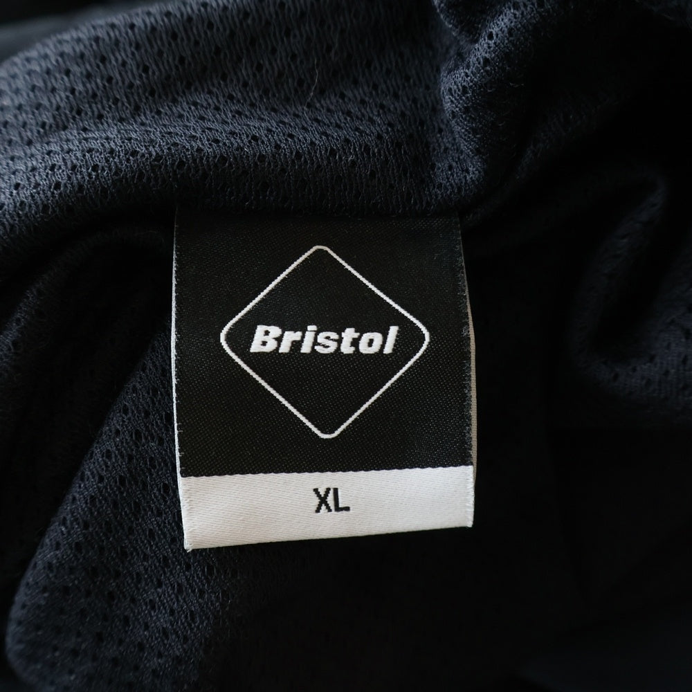 F.C.R.B./F.C.Real Bristol/FCRB(エフシーアールビー/エフシーレアルブリストル) 21AW LYCRA HOODED BLOUSON ライクラ ジップアップ ナイロンジャケット フーディ ブラック FCRB-212055