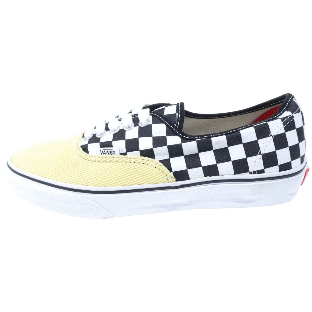 VANS(ヴァンズ) 【観賞用 2012年製】12SS ×AUTHENTIC PRO バンズ オーセンティック プロ チェッカーボード コーデュロイ ローカットスニーカー US9/27cm VN-0Q0D6VP