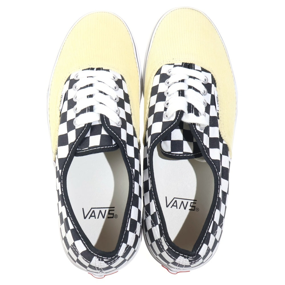VANS(ヴァンズ) 【観賞用 2012年製】12SS ×AUTHENTIC PRO バンズ オーセンティック プロ チェッカーボード コーデュロイ ローカットスニーカー US9/27cm VN-0Q0D6VP