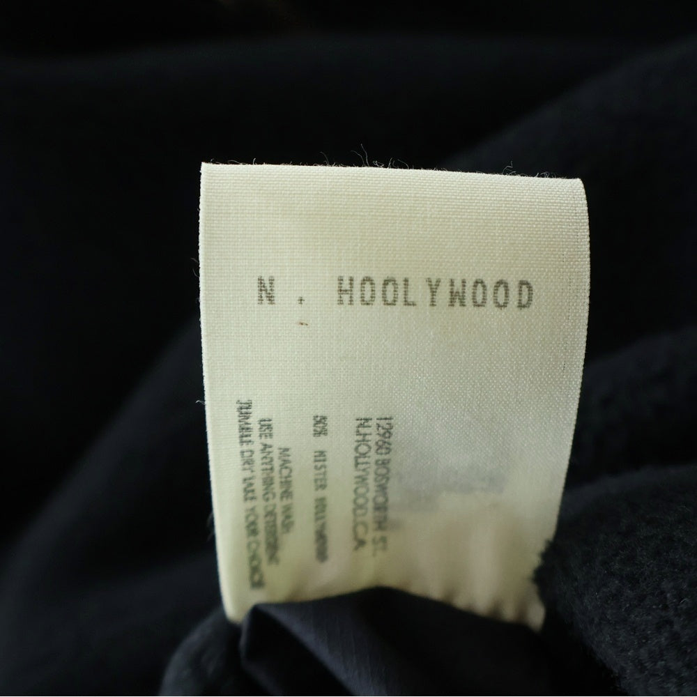 N.HOOLYWOOD(エヌハリウッド) ×WILDTHINGS Reversible Zip Blouzon Overshrt ワイルドシングス リバーシブル 中綿 ブルゾンジャケット ブラック 9252-BL01-003