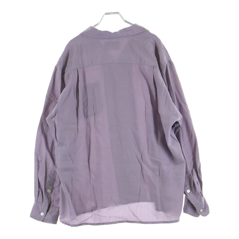 WACKO MARIA(ワコマリア) 50'S SHIRT L/S 50'S オープンカラー 長袖シャツ パープル