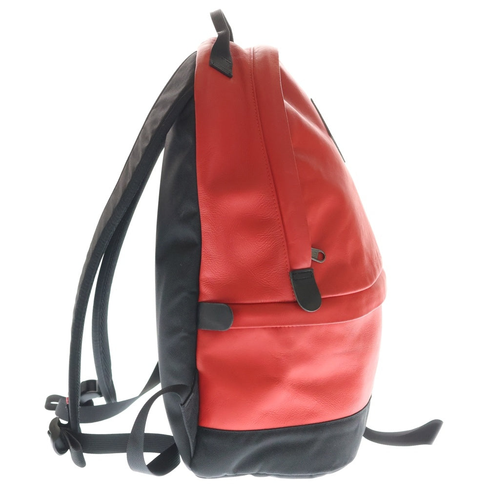 SUPREME(シュプリーム) 17AW ×THE NORTH FACE Leather Day Pack ザノースフェイス レザーデイパック リュックサック レッド NF0A3G73