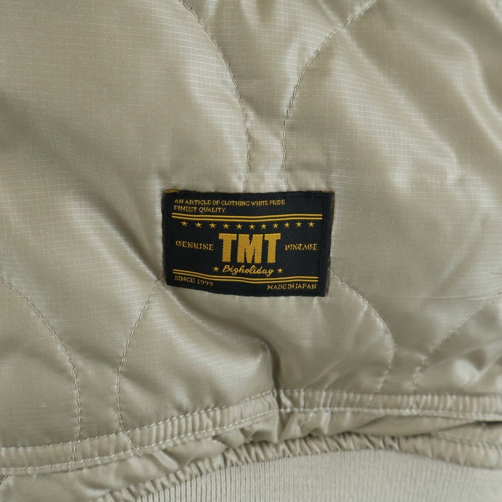 T.M.T(ティーエムティー) リバーシブル キルティング MA-1 フライトジャケット ブルゾン ベージュ TJK-F1801