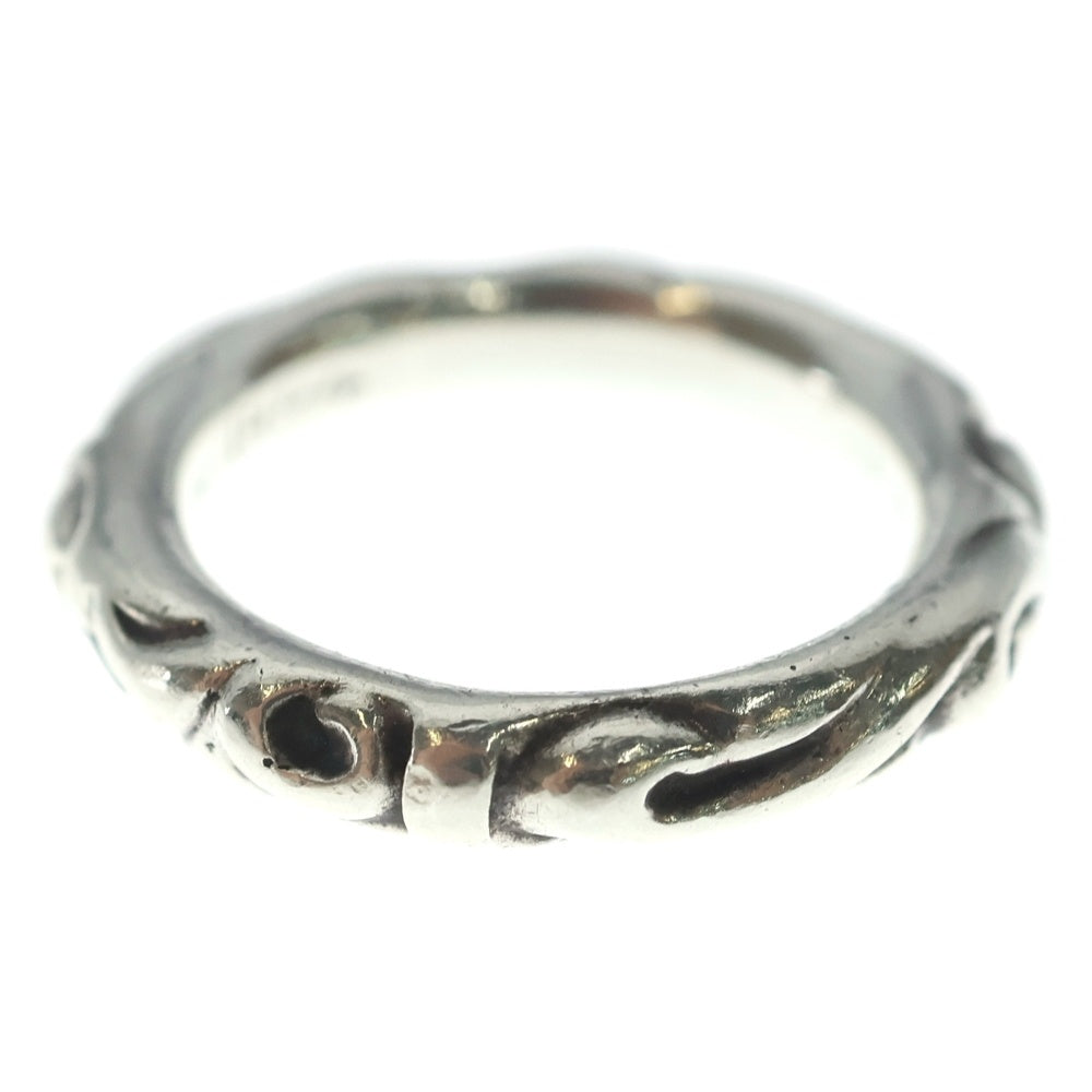 CHROME HEARTS(クロムハーツ) SCRL BAND スクロールバンド リング シルバー BCA351