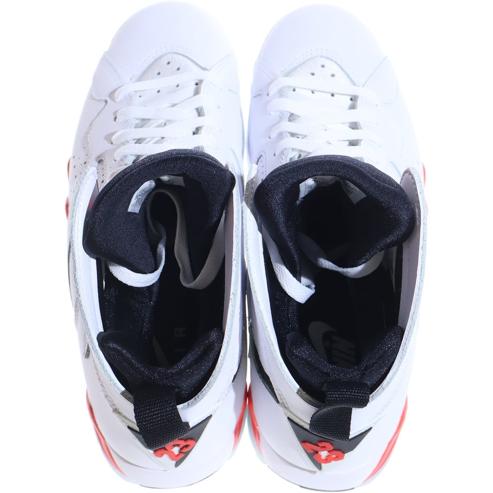 NIKE(ナイキ) Air Jordan 7 Retro White Infrared エアジョーダン7 レトロ ホワイトインフラレッド ハイカットスニーカー ホワイト US9/27cm CU9307-160