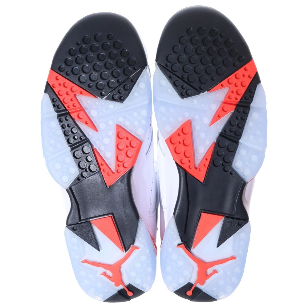 NIKE(ナイキ) Air Jordan 7 Retro White Infrared エアジョーダン7 レトロ ホワイトインフラレッド ハイカットスニーカー ホワイト US9/27cm CU9307-160