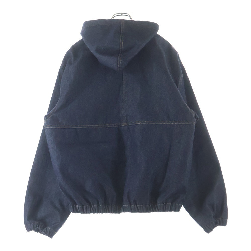 STUSSY(ステューシー) 25SS INSULATED WORK JACKET RAW DENIM インスレイテッド ジップアップ フーディー ワーク デニムジャケット インディゴ 115835