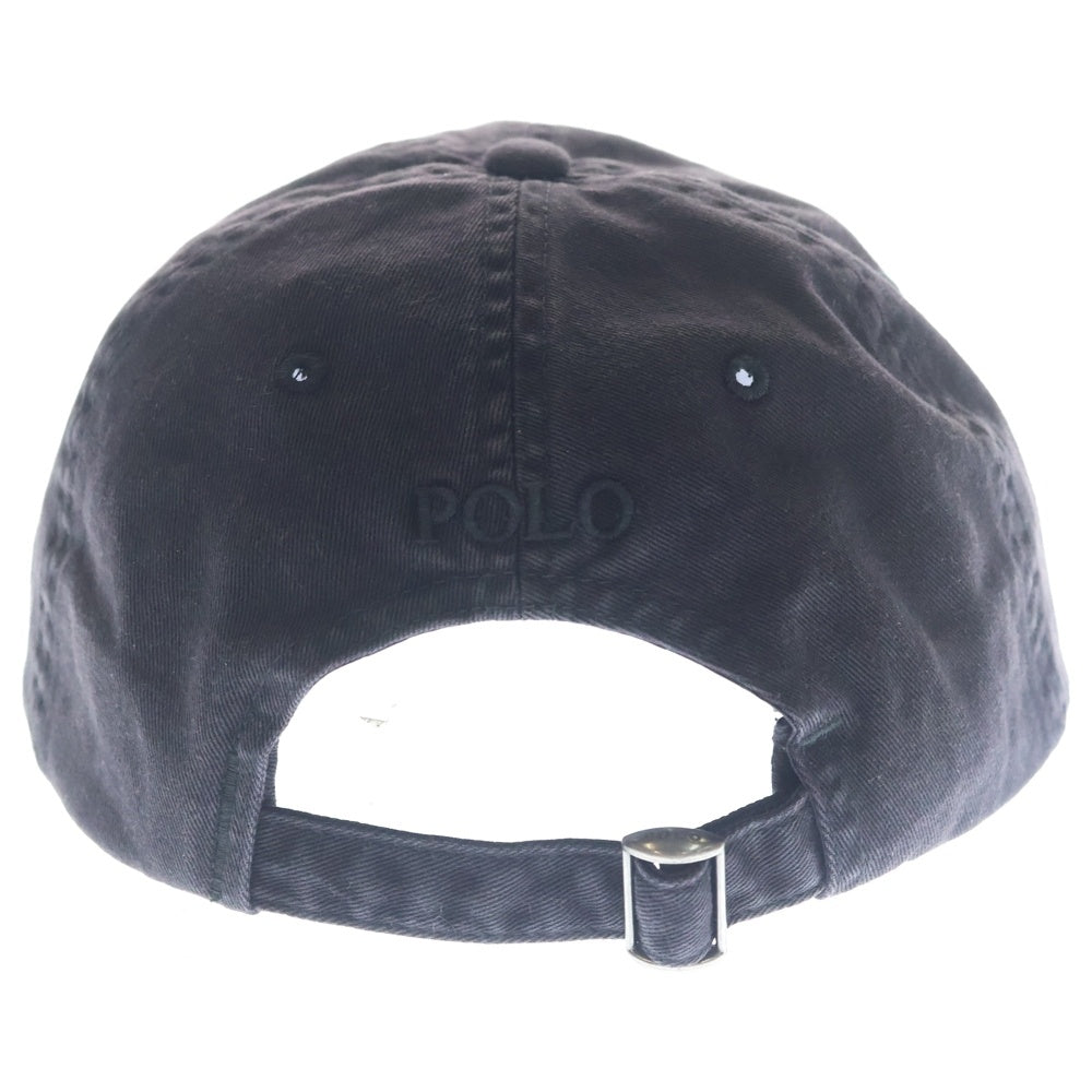 POLO RALPH LAUREN(ポロラルフローレン) 26SS × Ron Herman Classic Sport Cap ロンハーマン ポニーロゴ刺繍 クラシック スポーツ キャップ 帽子 ブラック MAPOHGS0J422539
