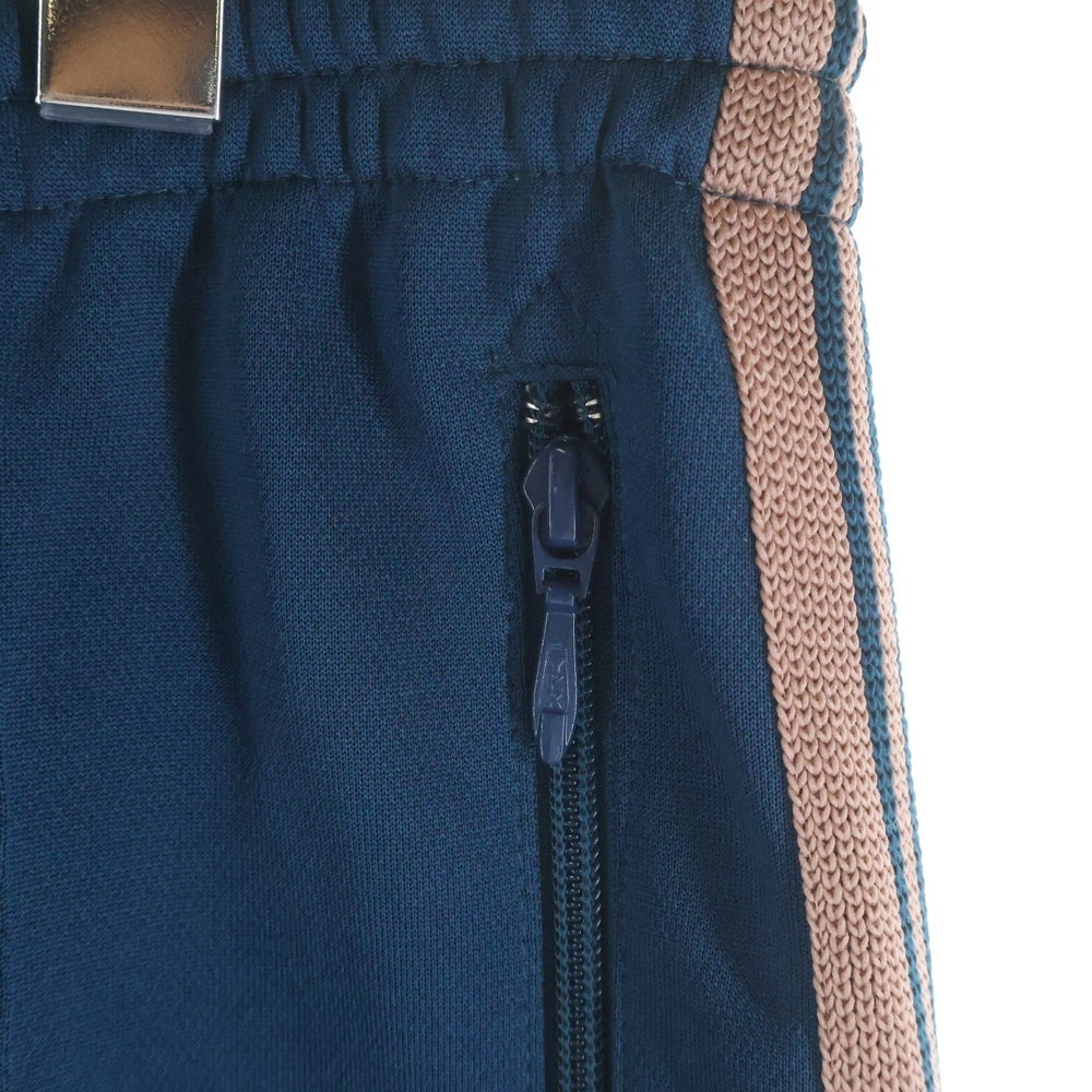 Needles(ニードルス) 21SS Track Pant Poly Smooth ロゴ刺繍 トラックパンツ ネイビー IN181