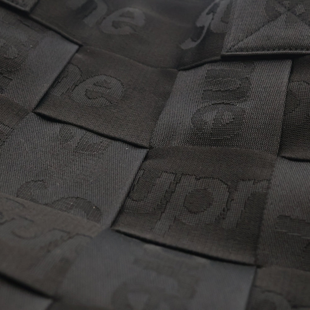 SUPREME(シュプリーム) 23SS Woven Large Tote ウーヴン ラージ トートバッグ ショルダーバッグ ブラック