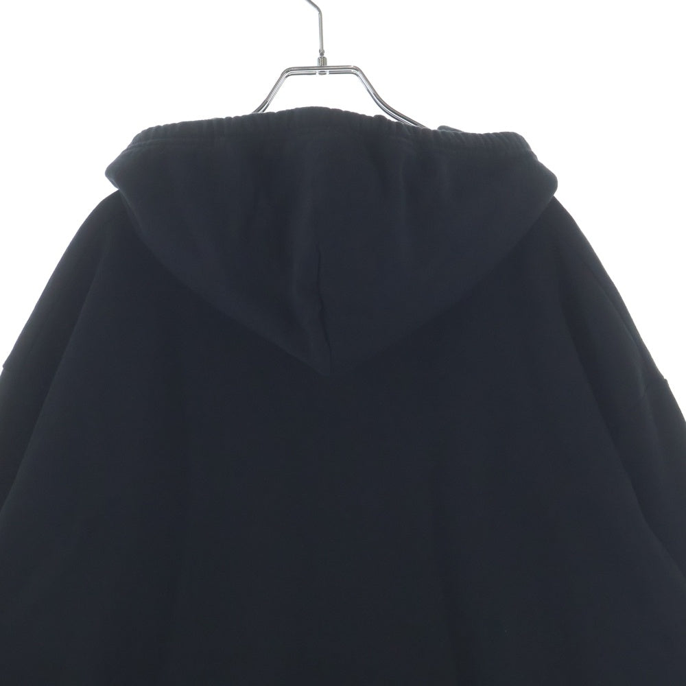 CHROME HEARTS(クロムハーツ) SWTSHRT HD ZIP アームロゴ ジップアップ スウェットパーカー フーディ ブラック