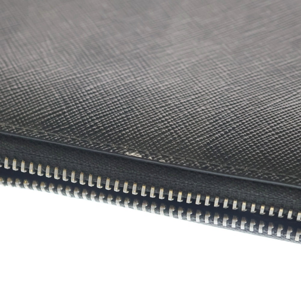 BURBERRY(バーバリー) Check Zip Wallet ロゴ チェック ジップウォレット 長財布 ブラック 8070254