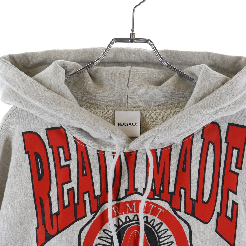 READY MADE(レディメイド) 21AW R MUTT HOODIE アールマット プルオーバースウェットパーカー フーディ ブラック RE-CO-GR-00-00-195