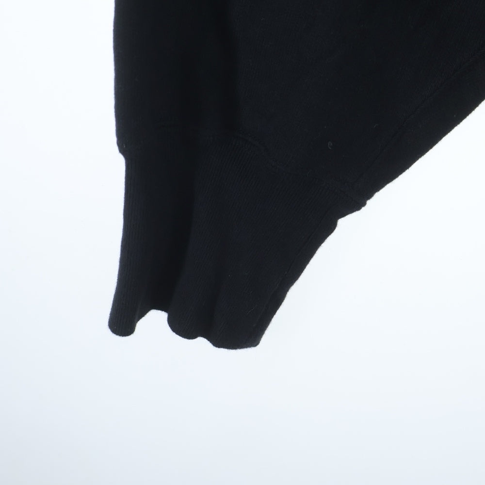 NEXUS7(ネクサスセブン) ネオンカラー オールドイングリッシュロゴプリント クルーネック スウェットトレーナー ブラック/ピンク