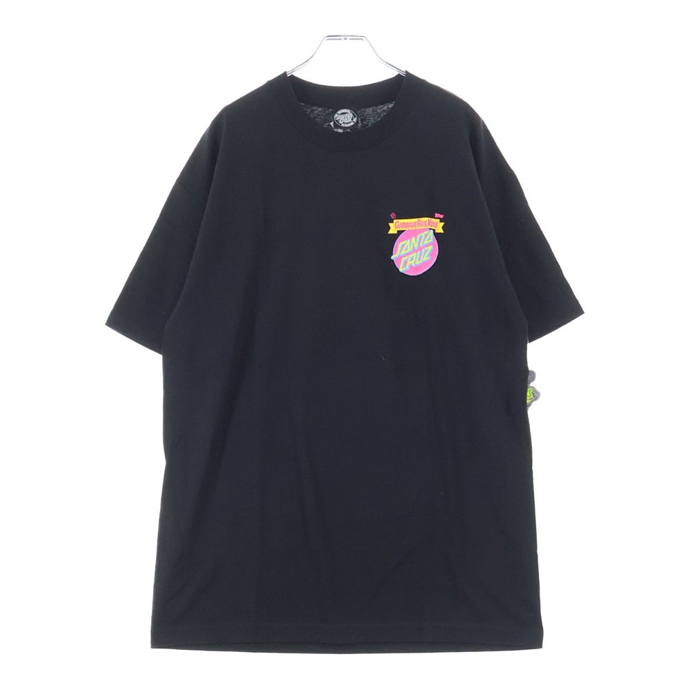 SANTA CRUZ(サンタクルーズ) 2017 × GARBAGE PAIL KIDS Adam Bomb Tee ガーベッジ ペイル キッズ アダムボム プリント クルーネック 半袖Tシャツ カットソー ブラック