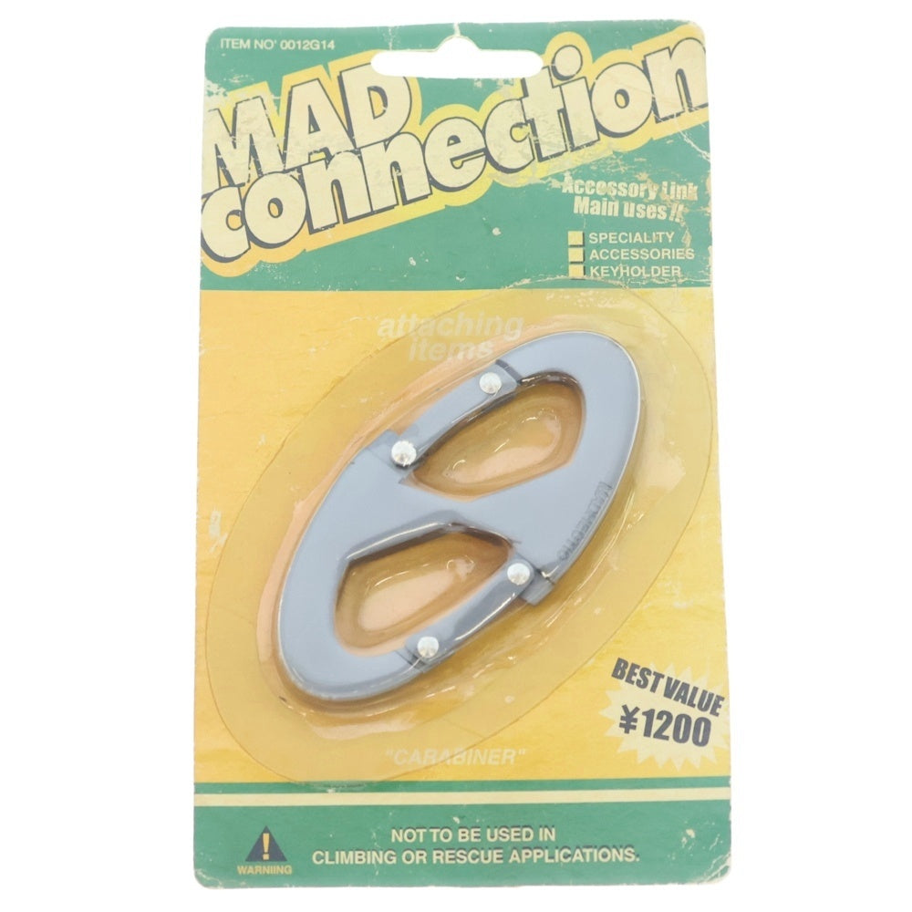 MAD HECTIC(マッドヘクティク) × MAD CONNECTION マッドコネクション カラビナ シルバー