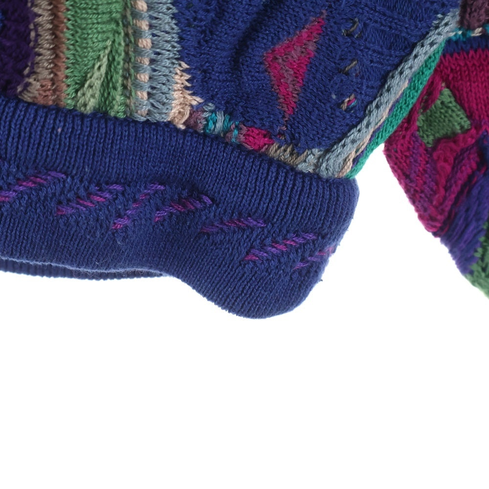COOGI(クージー) 3D DESIGN KNIT SWEATER ケーブル コットン 長袖ニットセーター マルチカラー