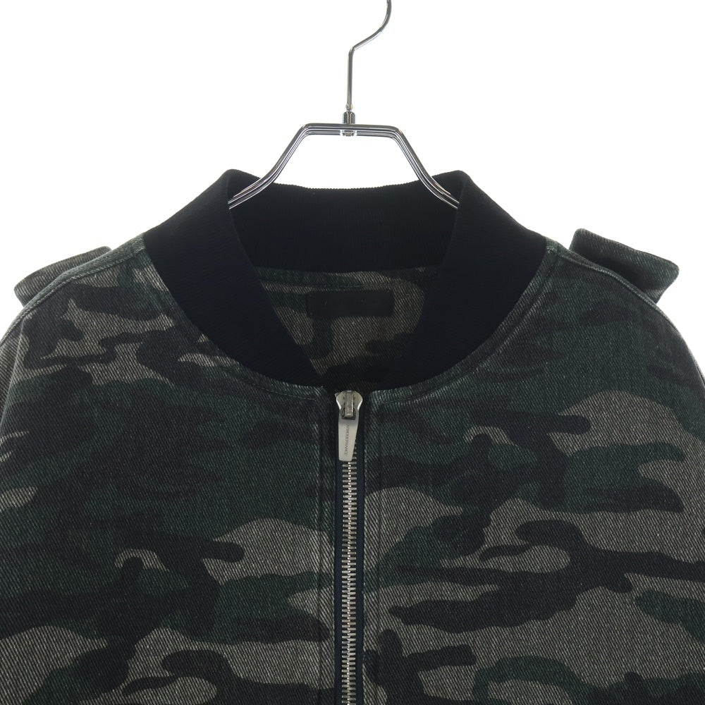 ARNODEFRANCE(アーノルデフランス) Camo Bomber Jacket カモ柄 ボンバー ブルゾン ジャケット カーキ