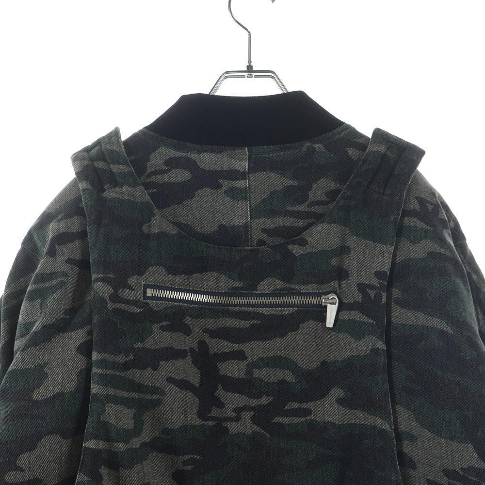 ARNODEFRANCE(アーノルデフランス) Camo Bomber Jacket カモ柄 ボンバー ブルゾン ジャケット カーキ