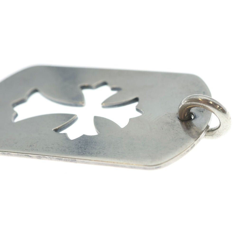 CHROME HEARTS(クロムハーツ) D TAG LRG CO CRS カットアウトクロス ラージドッグタグネックレストップ