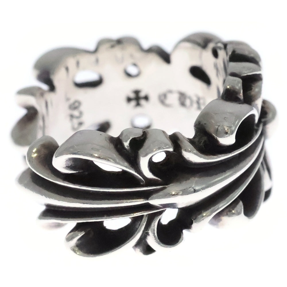 CHROME HEARTS(クロムハーツ) DBL FLRL CRS ダブルフローラルクロス リング シルバー BCA390