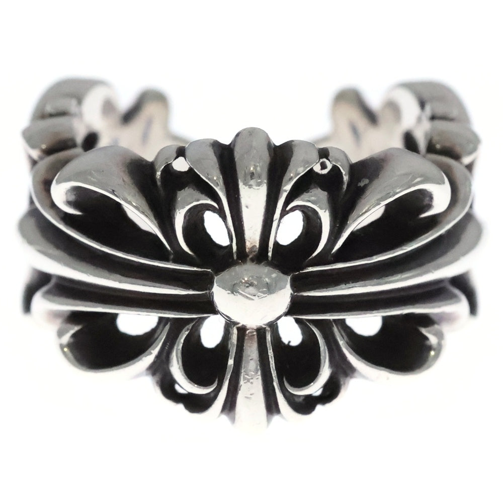 CHROME HEARTS(クロムハーツ) DBL FLRL CRS ダブルフローラルクロス リング シルバー BCA390