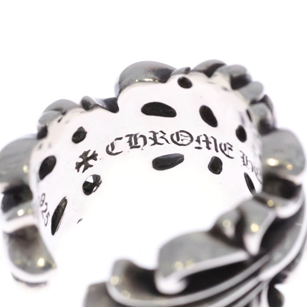 CHROME HEARTS(クロムハーツ) DBL FLRL CRS ダブルフローラルクロス リング シルバー BCA390