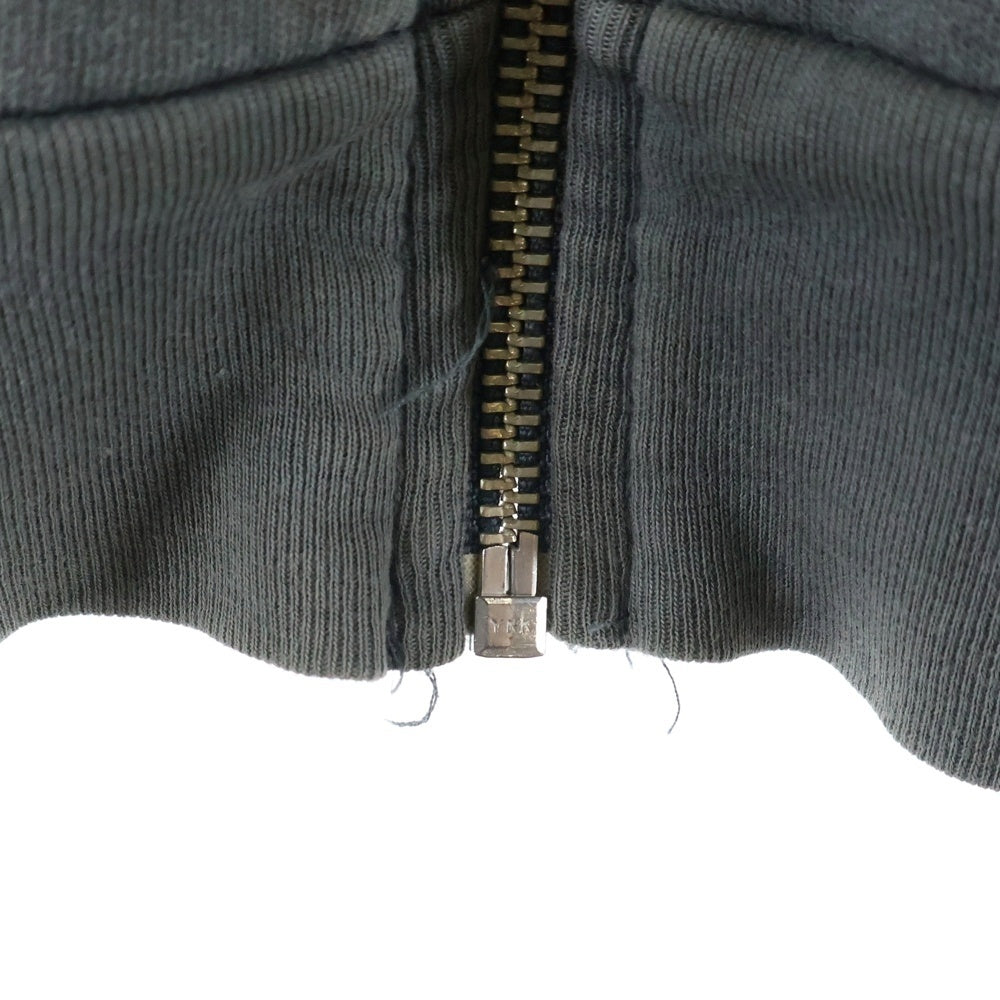 CHROME HEARTS(クロムハーツ) SWTSHRT HD ZIP CHプラスプリント バックホースシュー ジップアップパーカー グレー