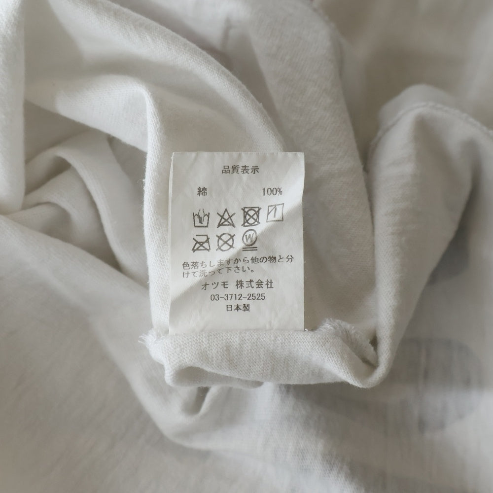 HUMAN MADE(ヒューマンメイド) アーム 両面ロゴプリント 長袖Tシャツ カットソー ホワイト