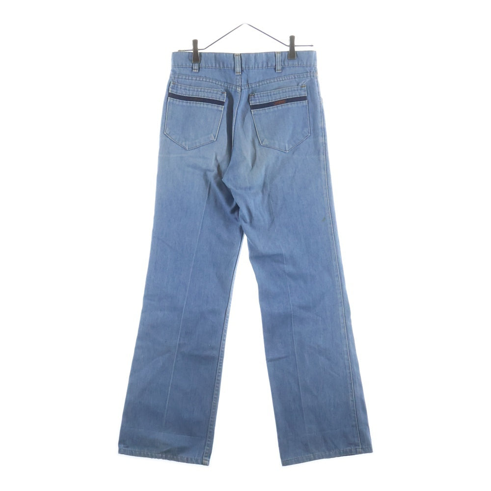 Levi's(リーバイス) 70-80s VINTAGE 317 ボタン裏33 42TALON ジップフライ ブーツカット フレア デニムパンツ インディゴ