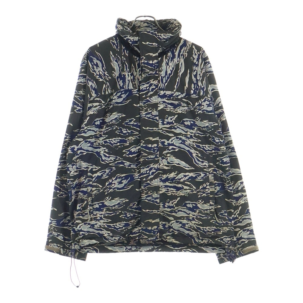 STUSSY(ステューシー) 00s タイガーカモ マウンテンパーカー ジップアップフーディー ジャケット カーキ