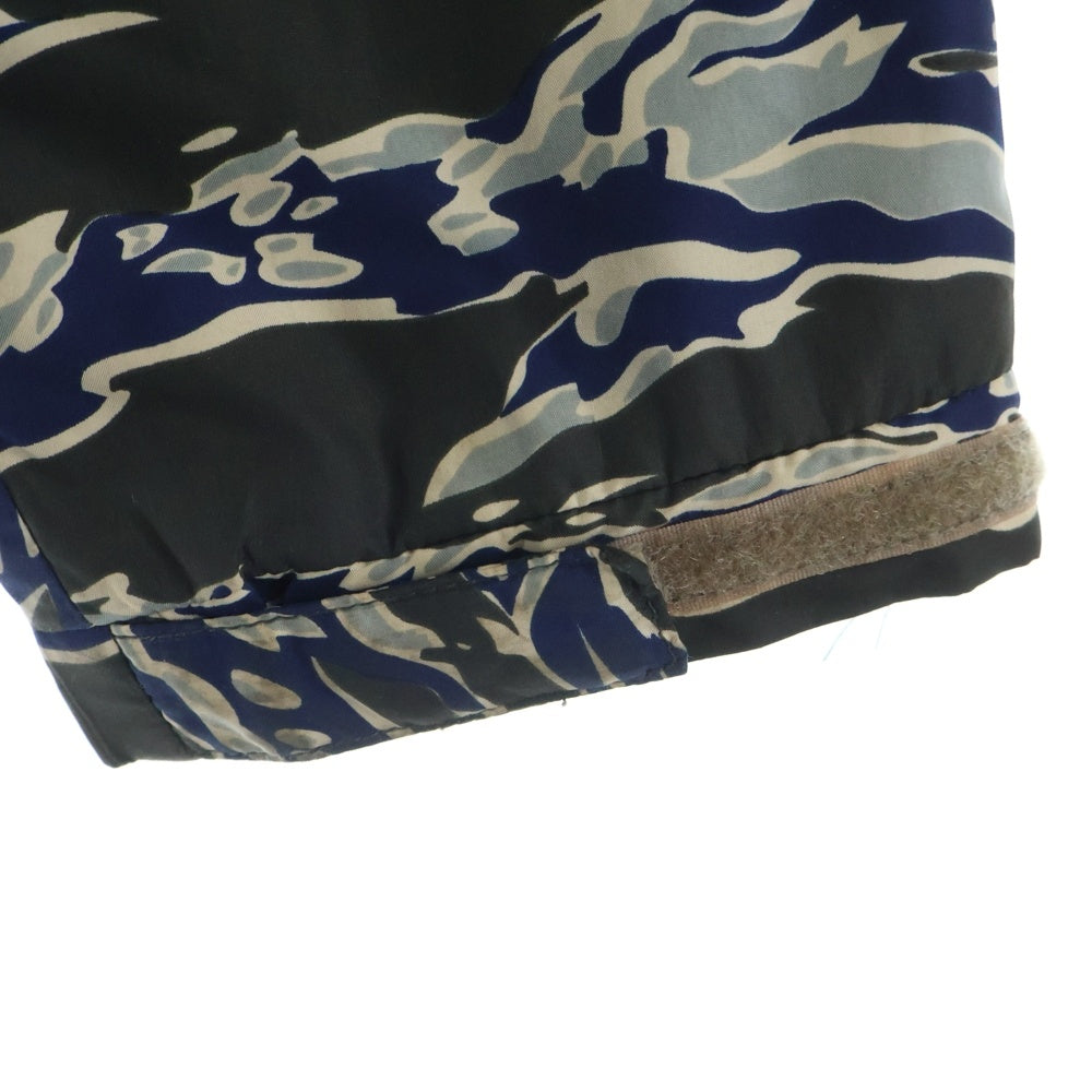 STUSSY(ステューシー) 00s タイガーカモ マウンテンパーカー ジップアップフーディー ジャケット カーキ