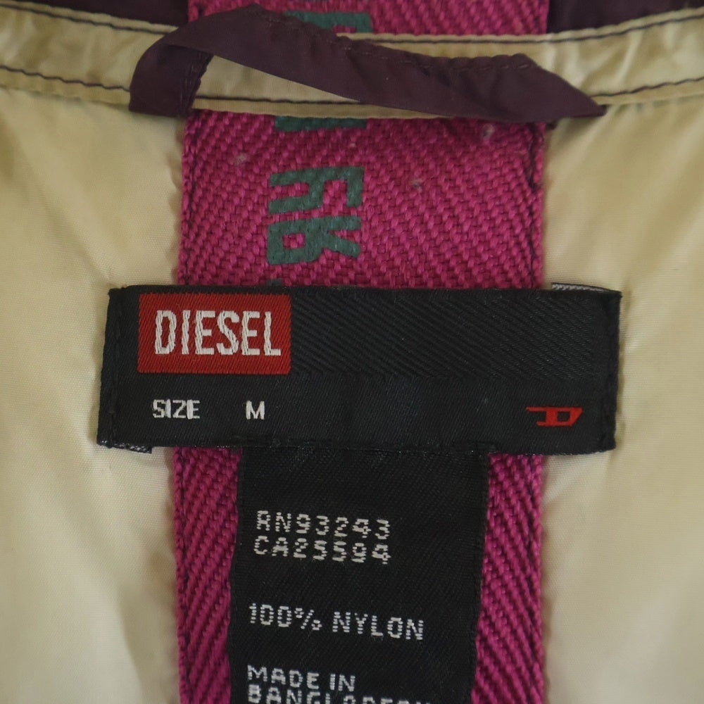 DIESEL(ディーゼル) ナイロン ウエスタン ダウンコート パープル