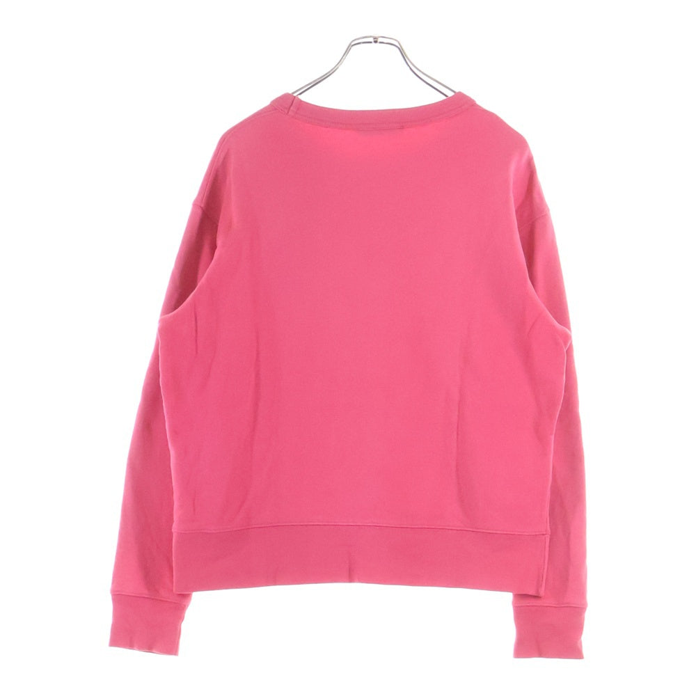 Acne Studios(アクネ ストゥディオズ) FAIRVIEW FACE クルーネック スウェットトレーナー ピンク