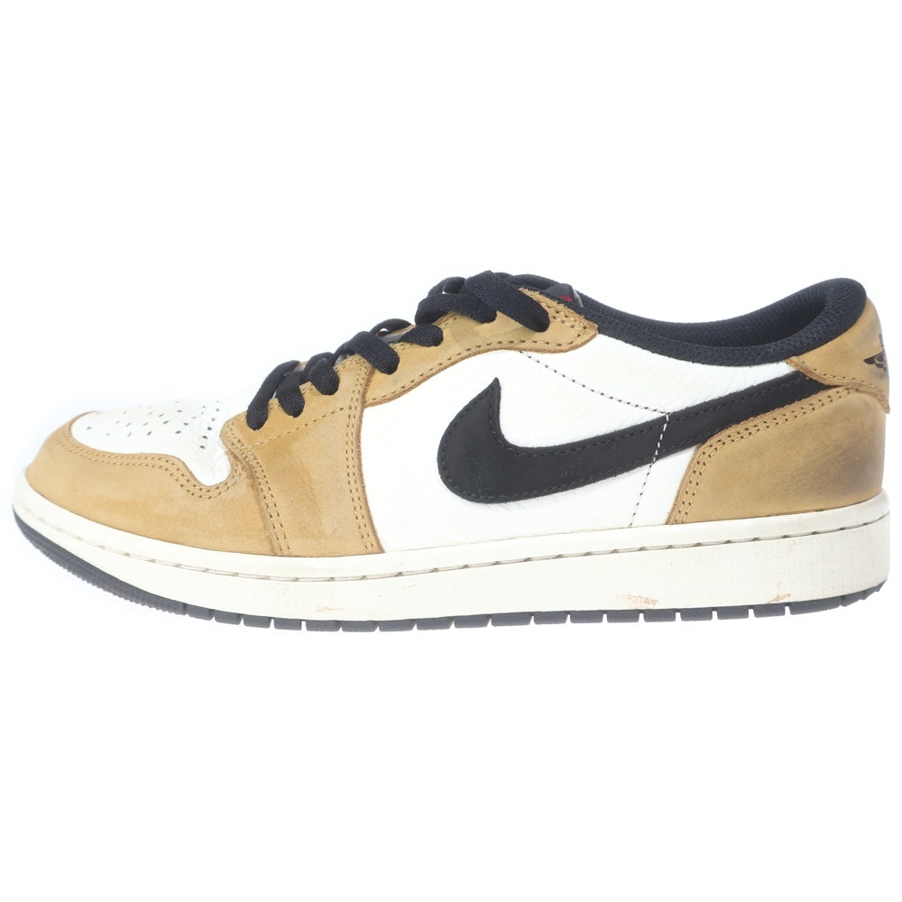 NIKE(ナイキ) AIR JORDAN 1 LOW OG ROOKIE OF THE YEAR SAIL AND GOLDEN HARVEST エア ジョーダン 1 オージー ルーキー オブ ザ イヤー ローカットスニーカー CZ0790-107