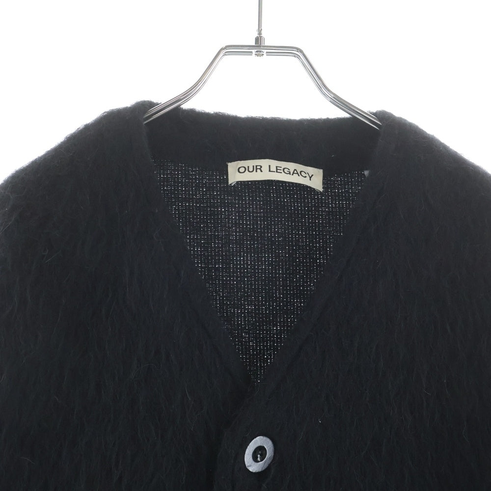 OUR LEGACY(アワーレガシー) 21AW Cardigan ウールモヘアニット オーバーサイズ カーディガン ブラック M4206CBM