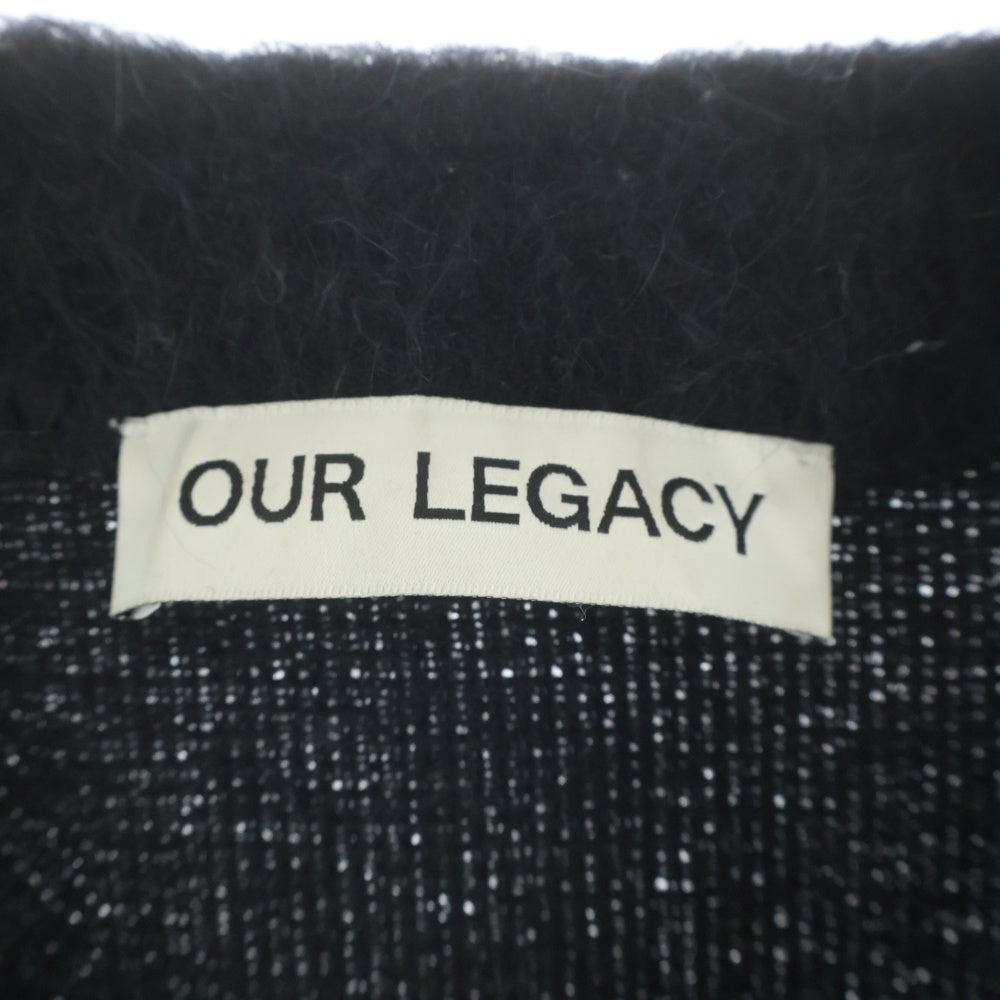 OUR LEGACY(アワーレガシー) 21AW Cardigan ウールモヘアニット オーバーサイズ カーディガン ブラック M4206CBM