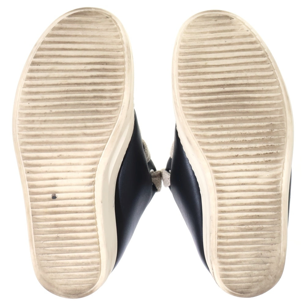 Rick Owens(リックオウエンス) JUMBOLACED LOW SNEAKERS ジャンボレース レザーローカットスニーカー ブラック RU01E5893