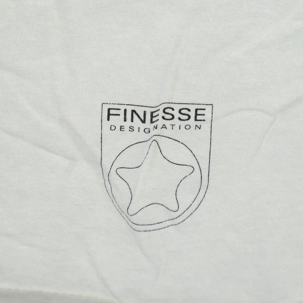 GOODENOUGH(グッドイナフ) 90s 1999 × 宇野薫 × FINESEE GEDEVIL TEE フィネス 柔術 グラフィックプリント クルーネック 半袖Tシャツ カットソー ホワイト